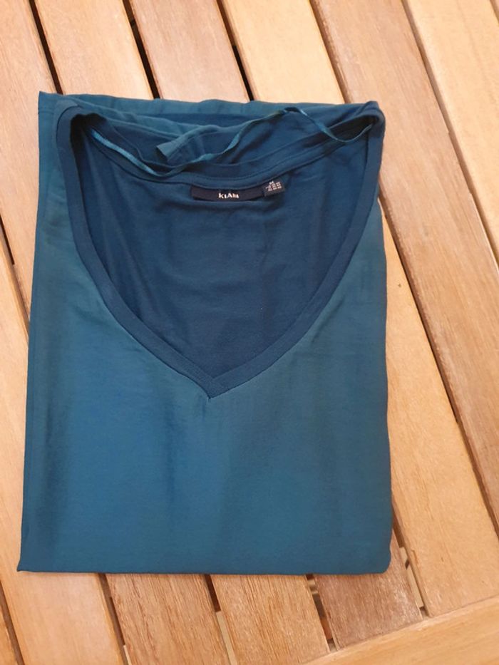 Tee-shirt femme t40 Kiabi vert bleuté - photo numéro 6