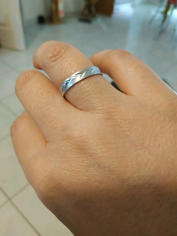 Bague fantaisie argentée