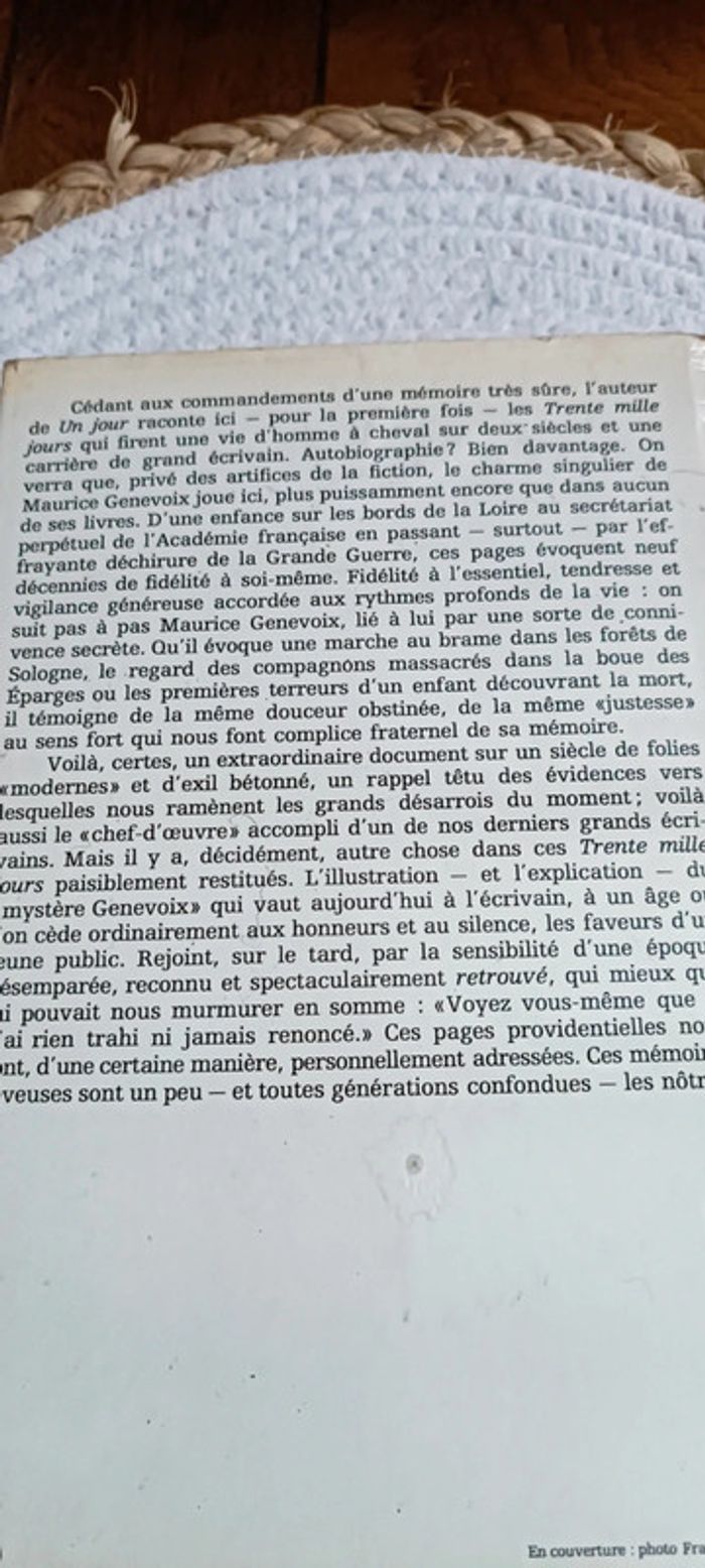 Livre trente mille jours - photo numéro 2