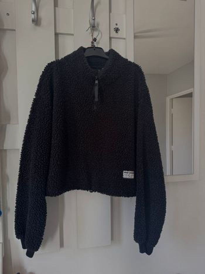 Pull/Sweat polaire à col zippé - moumoute - photo numéro 4