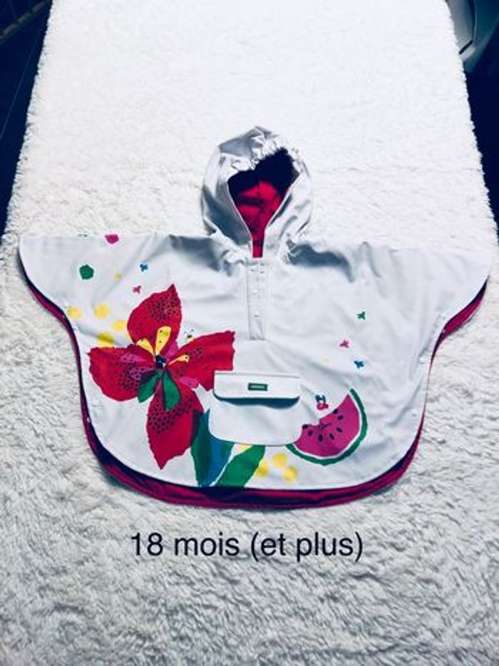 Pèlerine poncho imperméable pluie Catimini