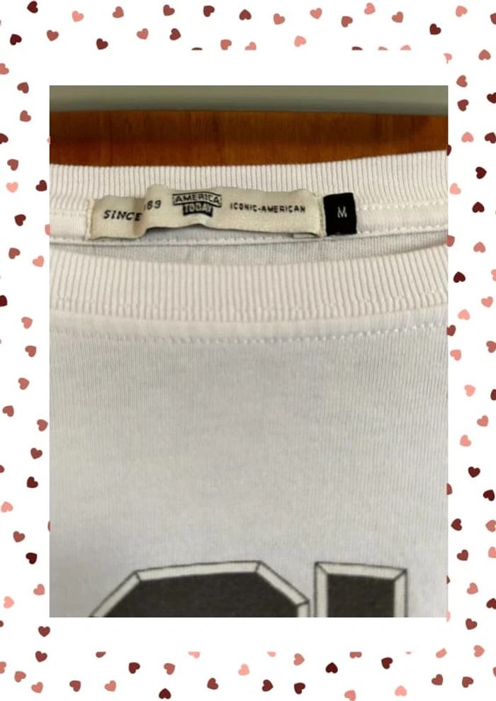T-shirt blanc aigle 38 America today - photo numéro 3