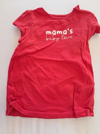 tee shirt fille 18 mois