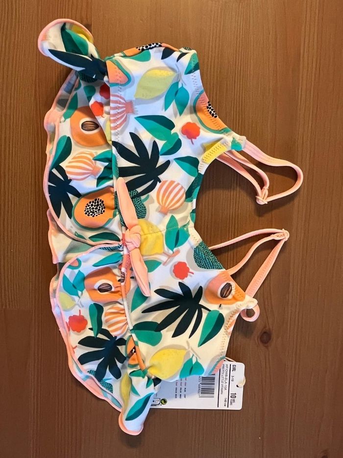 NEUF (non porté) 🏷🩷🩷🩷 superbe maillot de bain 2 pièces 10 ans fille🩷🩷🩷 - photo numéro 5