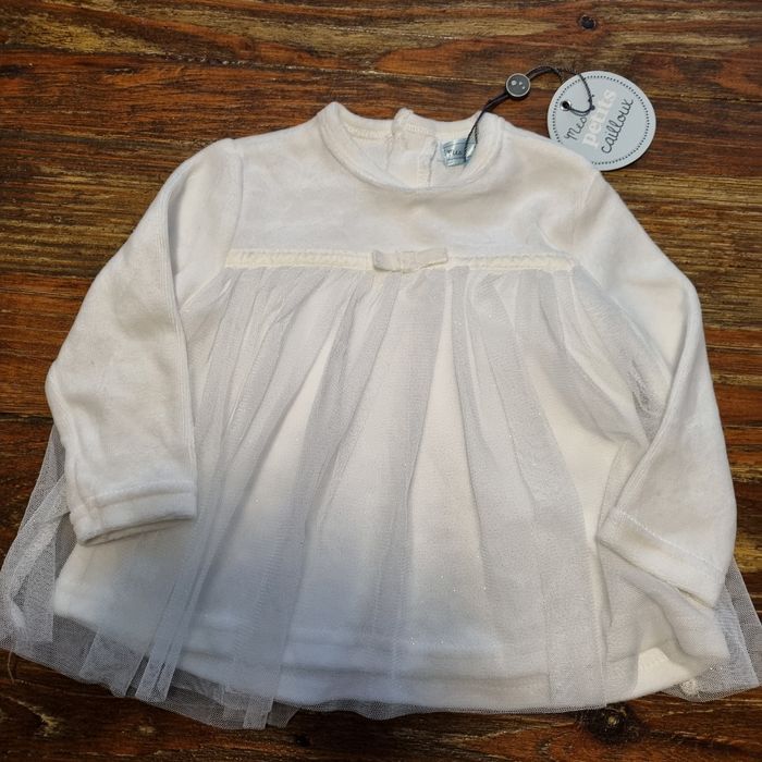 superbe robe MES PETITS CAILLOUX taille 6 mois đ NEUF