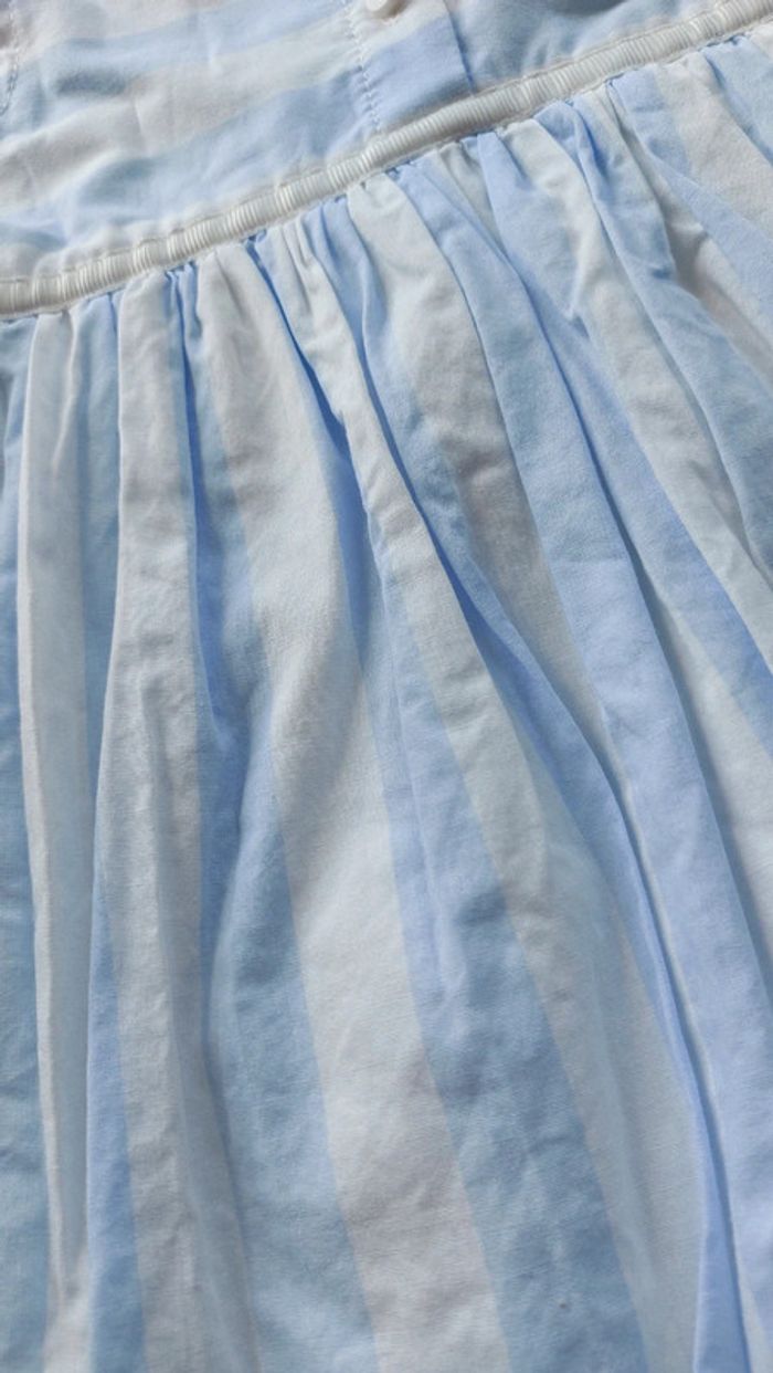 Robe bleu lavande blanc - photo numéro 5