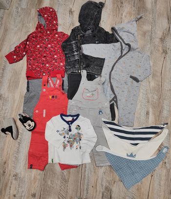Lot vêtements bébé garçon 6 mois