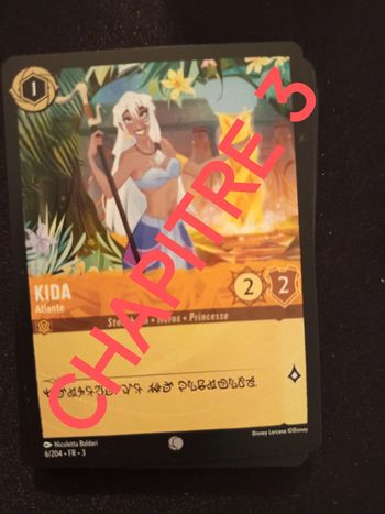 Lot cartes disney lorcana chapitre 3