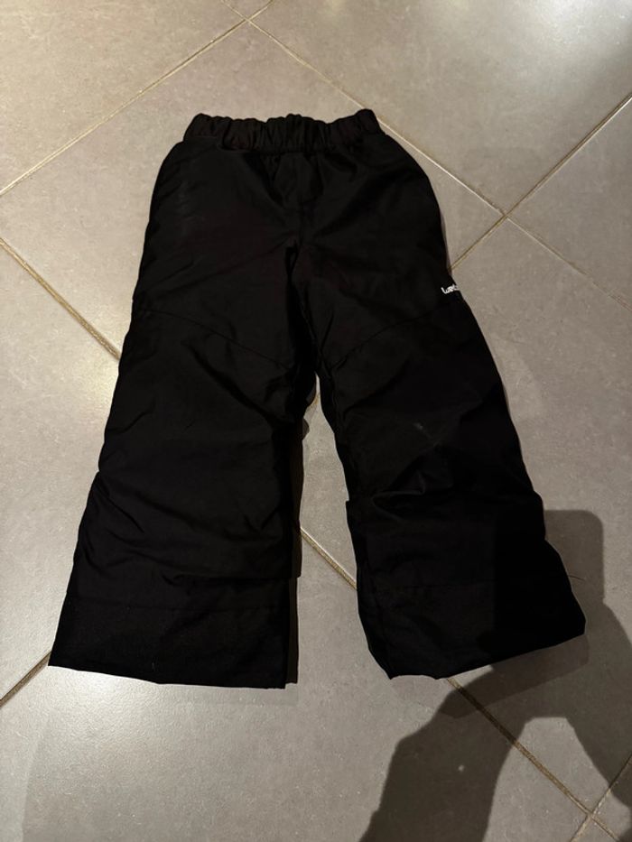 Pantalon de ski avec jupe para neige en bas de jambe - Wedze / Décathlon - 5 ans - Noir