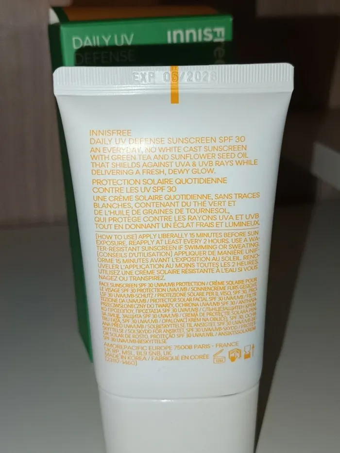 Crème solaire quotidienne visage spf 30 innisfree - photo numéro 6