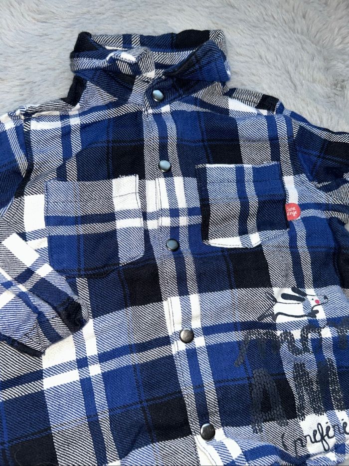 Chemise à carreaux bleu - 12 mois - Sucre D’orge - photo numéro 2