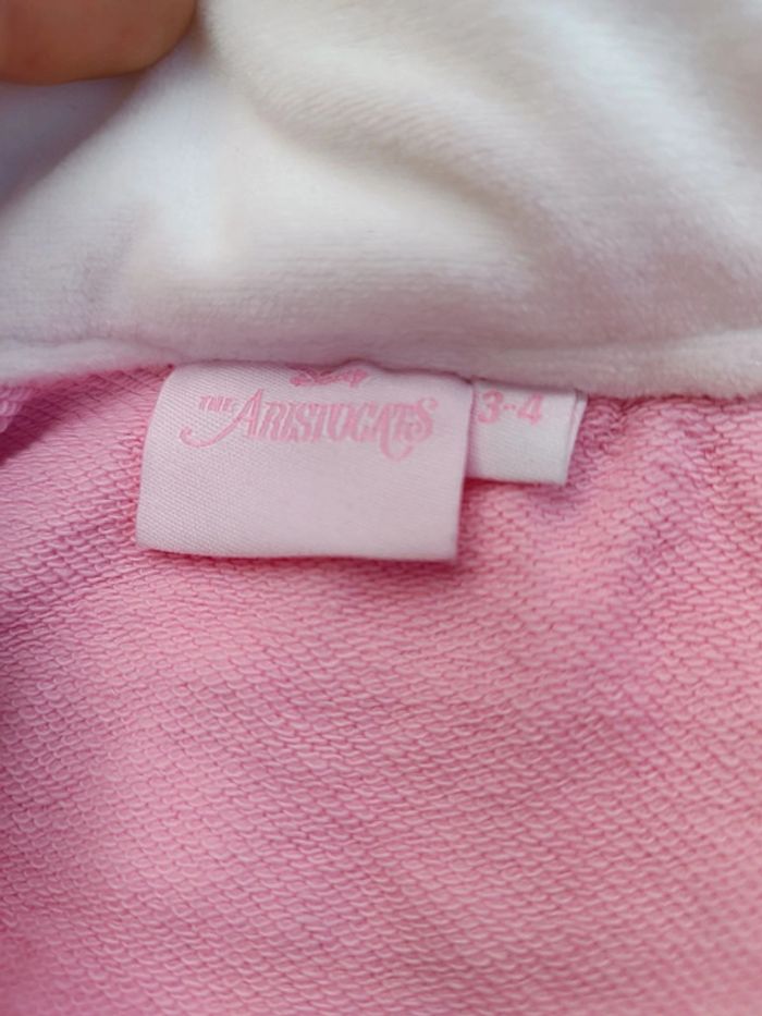 🔸 Peluche/ Sweat à capuche zippé Disney Marie 3 ans🔸 - photo numéro 7