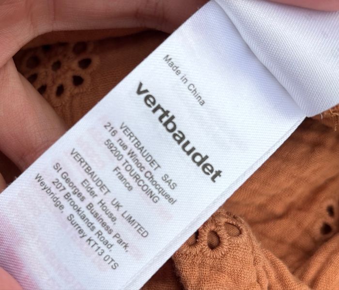 Blouse en gaze de coton brodé – Taille 36 – Verbaudet - photo numéro 7