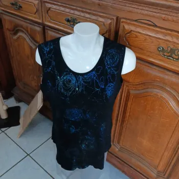 Débardeur pailletée taille 46/48 xxxl