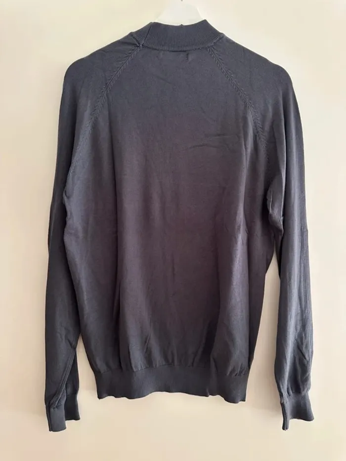 Pull zara homme gris taille S - photo numéro 5