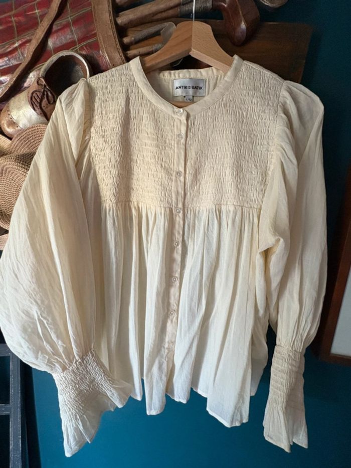 Magnifique blouse Antik Batik neuve L / 42 Valeur 149 € - photo numéro 2