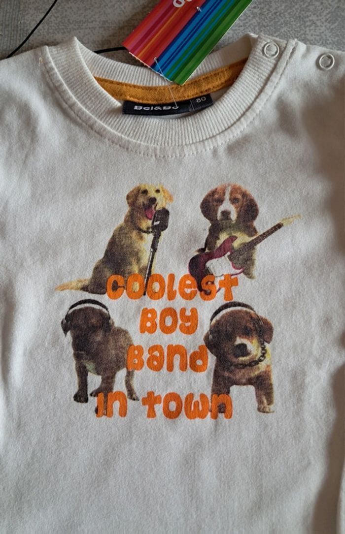 Ensemble pantalon jean et Tee-shirt NEUFS pour garçon 1 an - photo numéro 13