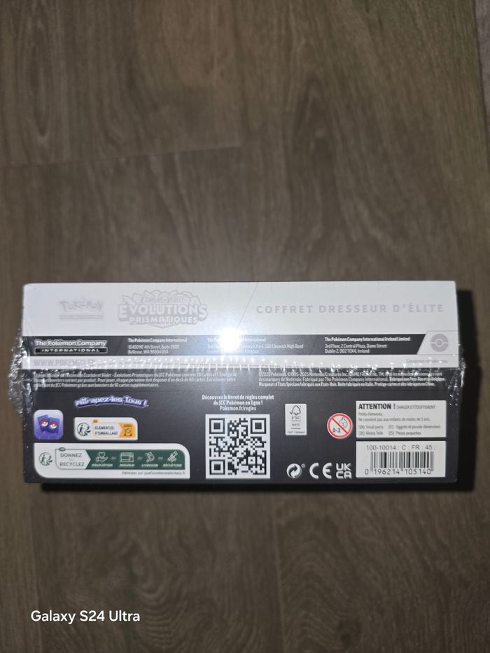 Pokemon coffret dresseur d'élite etb evolutions prismatiques 8.5 défaut de scellage - photo numéro 6