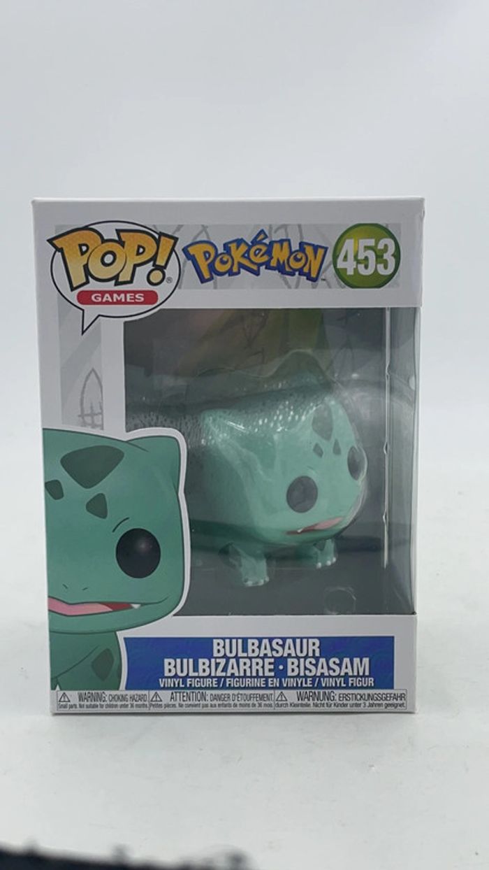 Figurine Funko Pop Pokemon Bulbizarre N•453
