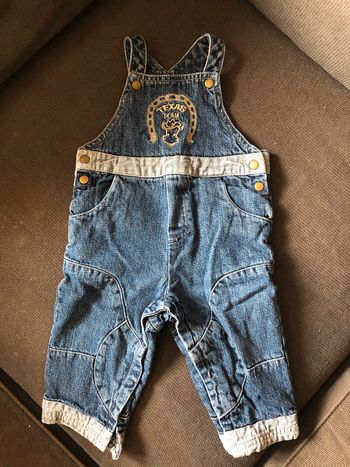Salopette jean 12M