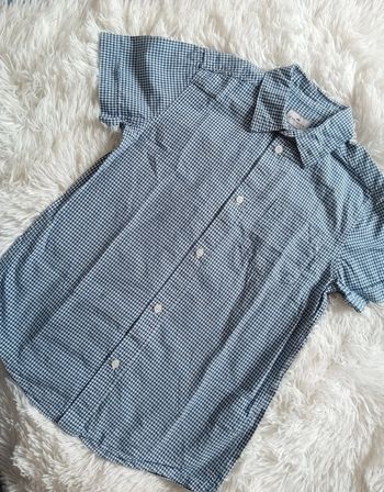 Chemise garçon 10ans Cyrillus💙🤍