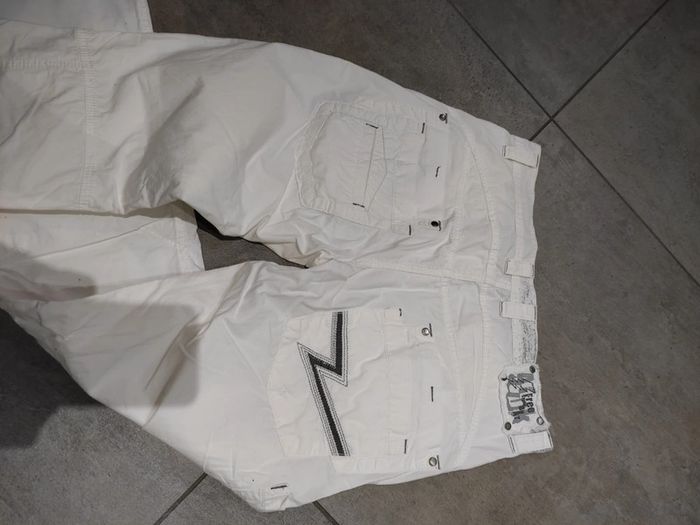 Pantalon en toile blanc - photo numéro 3