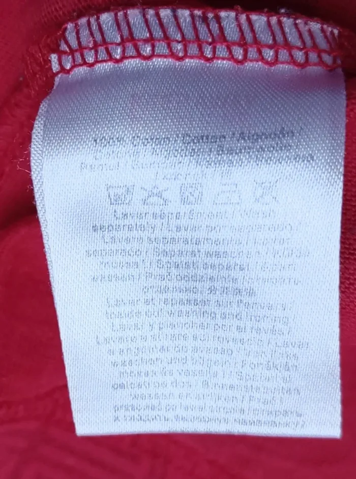 T-shirt Pucca 8 ans rouge coton - photo numéro 4
