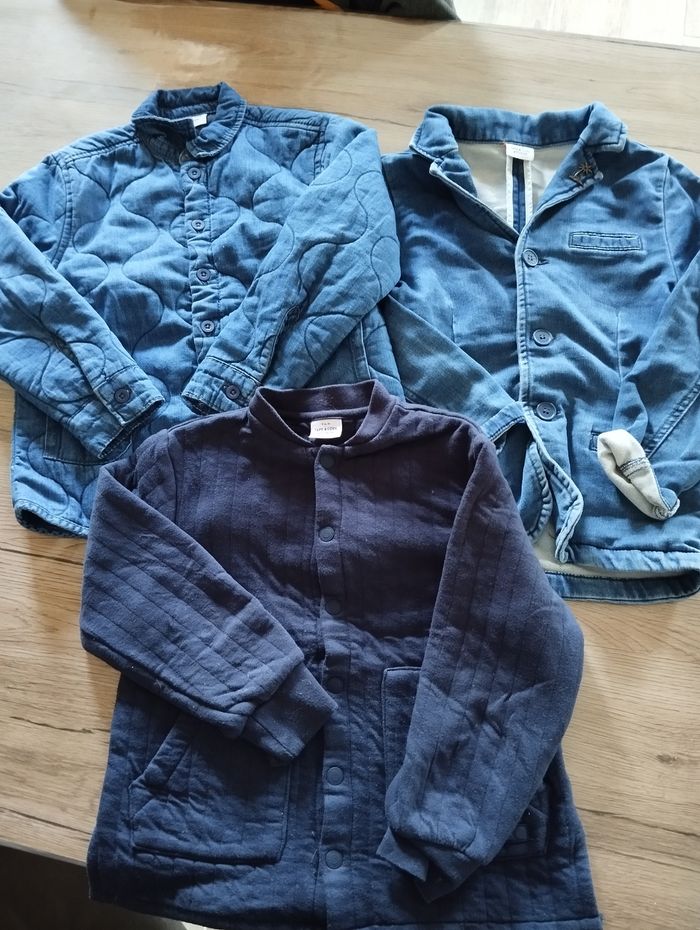 Lot trois veste garcon