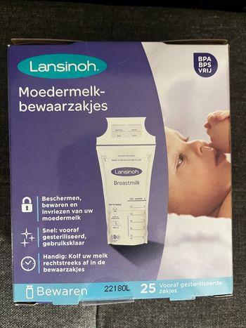 Sachet lait maternel