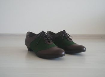 Chaussures Andrea Conti- Style Rétro Chic - Cuir & Daim - T40

