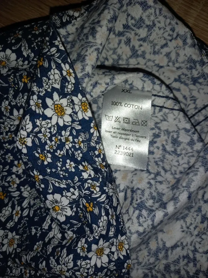 Chemise fleurie homme XXL - photo numéro 8