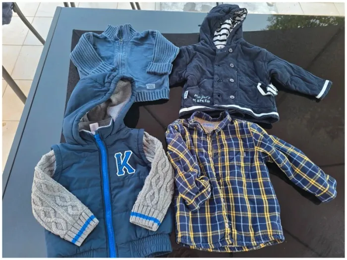 Lot 18 vêtements garçon 18 mois - photo numéro 9