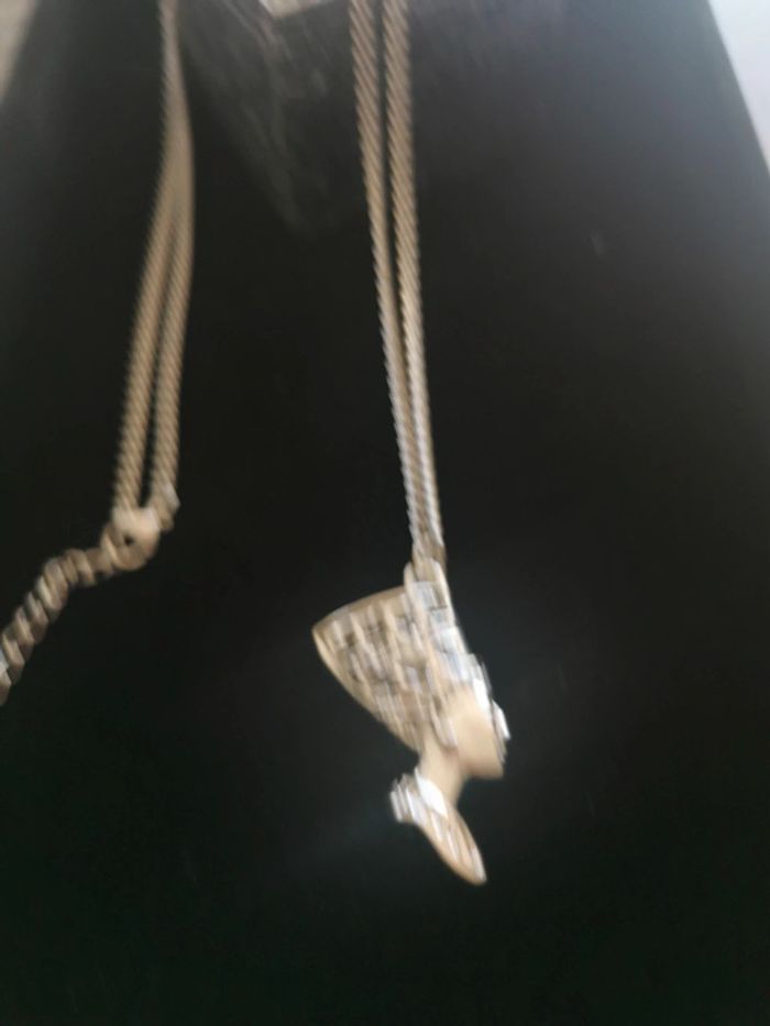 Collier et pendentif égyptien pharaon - photo numéro 2