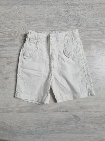 Short blanc Obaïbi 12 mois