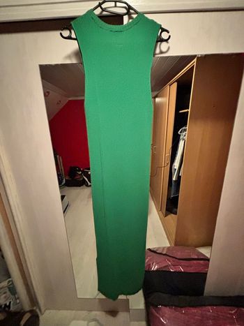 Robe longue verte