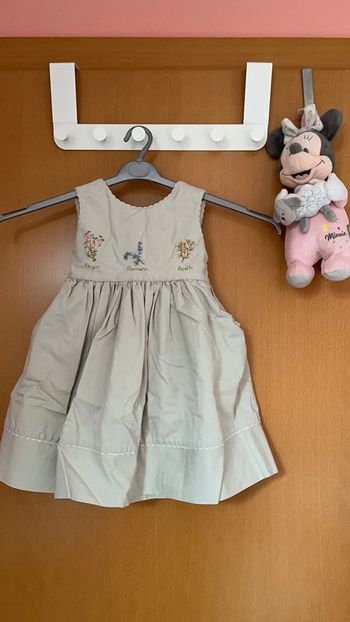 Très jolie robe évasée « thym, romarin, aneth » en taille 2 ans