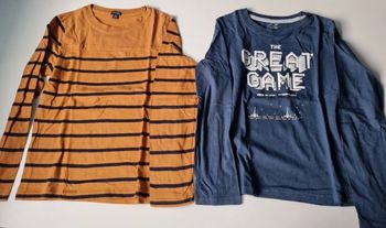 Lot tee shirt manches longues 8 ans
