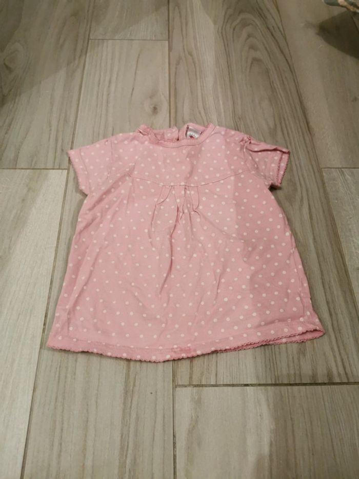 Tee-shirt manche courte baby club 86 cm