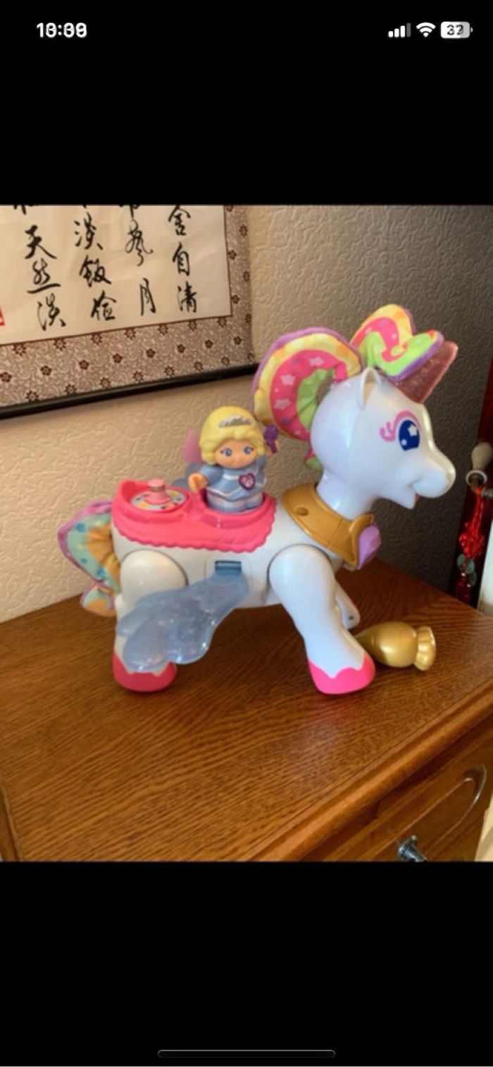 Poney Licorne Little People Fisher Price – Interactif – Très bon état - photo numéro 2
