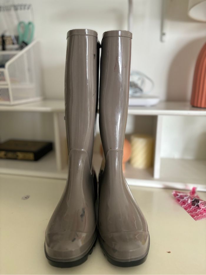 Botte de pluie grise taille 38 - photo numéro 4