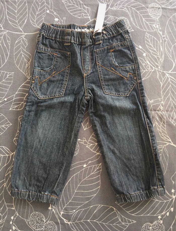 Jean noir - Kidkanaï - 86cm/24m
