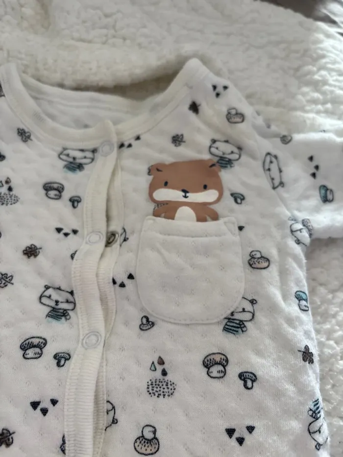 Lot de deux pyjamas Kiabi 0 mois Pat et Ripaton 0 mois - photo numéro 8