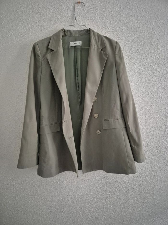Blazer mango vert sauge