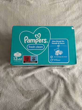 Lingettes Pampers Fresh Clean