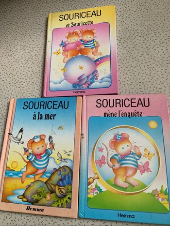 3 livres pour tout petits Souriceau et Souricette Souriceau mène l enquête et Souriceau à la mer
