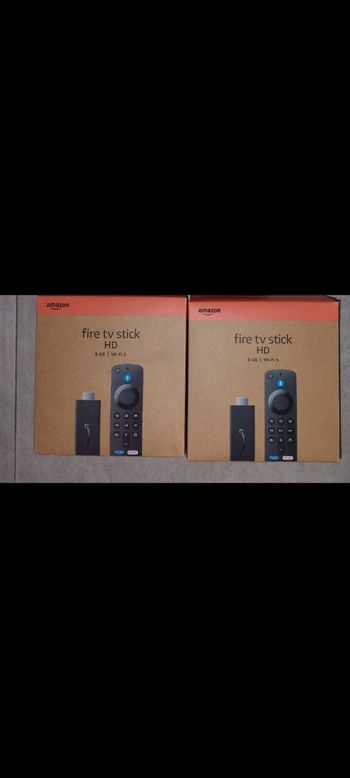 Lot de 2 Fire tv amazon stick hd neuve