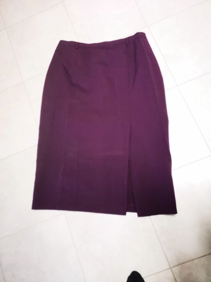 Jupe longue violet