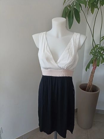 Robe Naf Naf blanc et noir taille 36