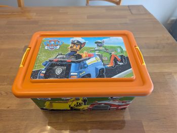 Boite de rangement Paw patrol environ 31*22*15 cm