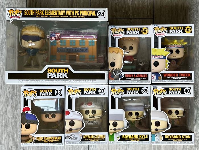 Lot de 7 figurines Funko Pop  South Park